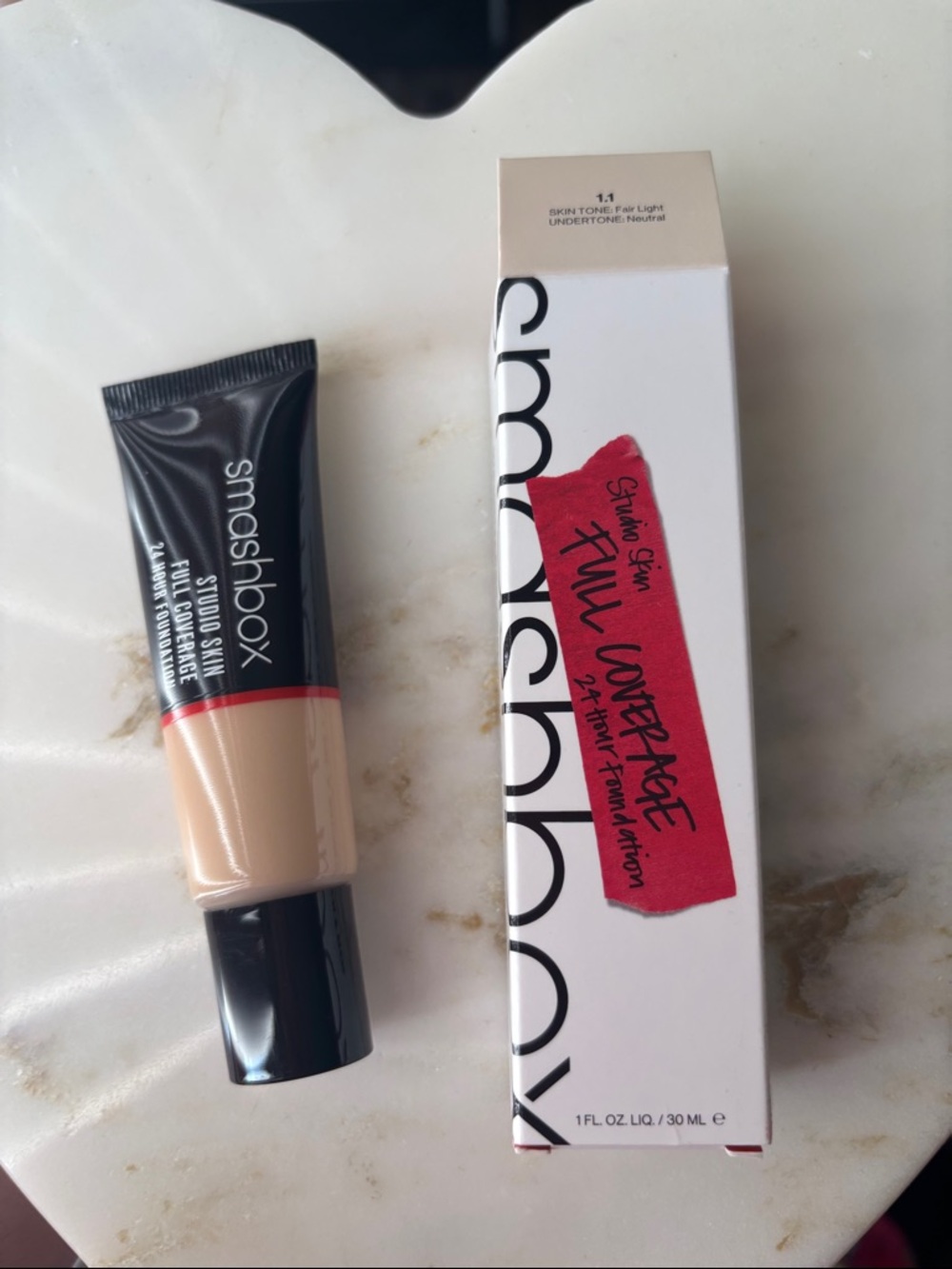 Smashbox Studio Skin Full Coverage 24 Hour Foundation 1.1 Fair Light Neutral - Picture 10 of 12